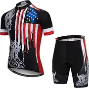 [HimyBB] Cycling Jersey 12D Gel pad Bike Shorts Set MTB Ropa Ciclismo Summer Bicycling Maillot wear