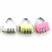 Travel Luggage Padlock Mini 3 Digit Combination Suitcase Security Cable Lock r