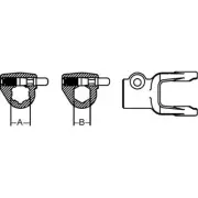 Quick Disconnect Tractor Yoke Fits Domestic: 14 Series 102-1418 A-D141218 A-D141
