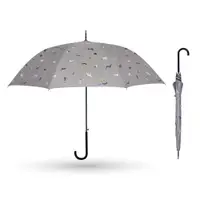 在飛比找蝦皮商城優惠-【大振豐】小狗愛下雨天 黑膠直傘 抗UV 不透光 晴雨傘