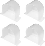 HANABASS 2pcs Bird Feeder Drinker Set Plastic Bird Feeder Box See- Dispenser Parrot Drinking Container for Wild Birds Finch Cardinal Garden Yard Outside Decoration