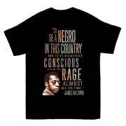 James Baldwin Rage Almost All The Time T-shirt