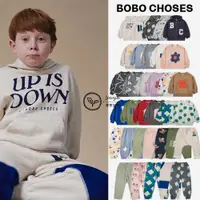 在飛比找ETMall東森購物網優惠-芽芽寶貝BOBO CHOSES 23AW兒童中性印花字母連帽