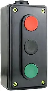 RAYESS Industrial Control Switch LA4-3H Three Position Control Button Switch Box Start Stop Button