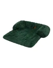 [Charlies] Shaggy Sofa Protector Calming Dog Bed in Eden Green