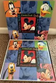 New Disney Mickey Mouse 12X12 Blue Scrapbook Album & Box By Sandy Lion- Sealed