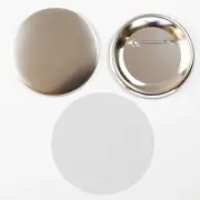 100Sets All Metal Pin Badge Button Parts Supplies for Pro Maker Machine
