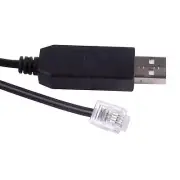 Meade LX200 GPS Autostar II Telescope USB Control Cable (10ft) - RS232 RJ11/RJ12