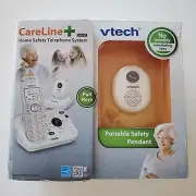 VTech SN6187 CareLine + Home Safety Telephone System & Safety Pendant, BRAND NEW