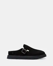 Solsbury Mule Black Suede