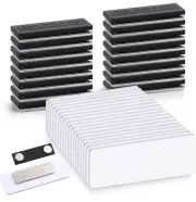 1" x 3" Name Tag Badge Blanks with Magnetic Backing - 10 Pack