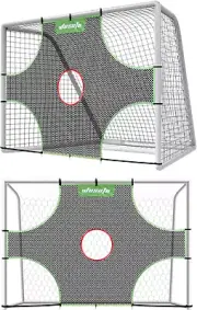 Soccer Goal Target Soccer Training Equipment Net with Scoring Zones Improve Kick