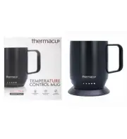 THERMACUP TM110CUPBKMID1231546 Temperature Controlled Self Heating Coffee Mug