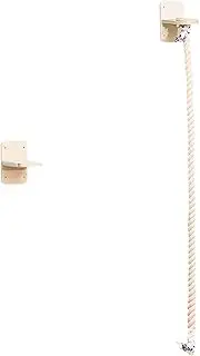 Cats Scratching Post Cat Tree Tower Home Decoration Climbing Jute Rope with Jumping Platform Wall Mount Cats Furniture, 200cm