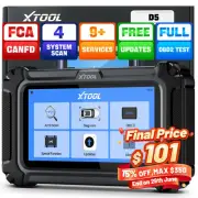 XTOOL D5 Car OBD2 Scanner Transmission ABS SRS Engine Diagnostic Tool FCA CANFD