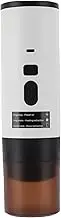 Portable Espresso Maker, Electric Espresso Machine with Self Heating, Travel Coffee Maker Compatible with Capsule & Ground Coffee for Camping, Travel, RV, Hiking, Office