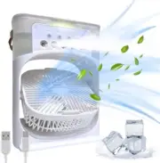 Portable Air Cooler Fan Evaporative Ice Cold Cooling Air Conditioner Humidifier