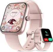 Smart Watch, 44mm Smartwatch Answer Make Calls, Alexa 1.83'' Fitness Watch, IP68 Waterproof Fitness Tracker Women Men, Heart Rate/Sleep Monitor, 100+ Sports Pedometer Watch for Android & iOS Phone