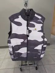 NWT MEN'S GREYSON CAMOSCAPE CODY FULL ZIP VEST, SIZE: M, COLOR: MATTERHORN (M16)