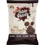 Table Of Plenty Mini Rice Cakes Dark Chocolate 60g