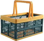 Wicker Woven Bin Containers for Food Snack Basket with Handle Picnic Handle Basket Handle Food Basket Supermarket Basket Fruit Garbage Can Trash Can Picnic Basket Household Office