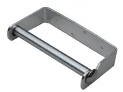 Dolphy Stainless Steel Toilet Roll Holder - Space Saving Wall Mount Design - Brushed Silver Finish - Modern Bathroom Accessory