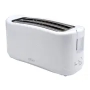 Tiffany Touch Electric 1300W 4 Slice/Slot Toaster - White