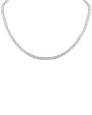 Platinum 15.25 ct. tw. Lab Grown Diamond Necklace NoSize NoColor