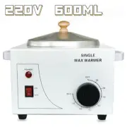 80℃ 600ML Single Pot Wax Warmer Heater Electric Wax Hair Removal Machine 220V