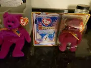 Millenium Beanie Baby 1999 set of 2