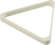 Triangle Pool Plastic, Triangle Billiard Pool Table Accessories, for Snooker Sturdy/White / 52.5mm Billiards