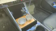 TESLA MODEL 3 CUP HOLDER CENTER CONSOLE SOLID OAK 2017-2020 Tesla Model 3