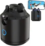 Tracking Phone Holder,Smart Motion Tracking Phone Holder, Auto Face Tracking Tripod 360° Rotation, Snapshot Shelfystand, No App Required Moving Tripod for Video Recording
