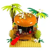 Paradise Burger Building Blocks Bricks Complete Set | General Jim's Toys