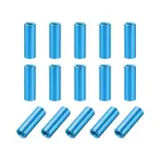 15 PC M3x15mm Round Aluminum Standoff Column Spacer Female Blue for DIY