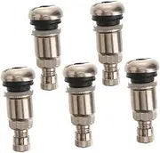 5pcs Auto Tire Valve Stem Kit Universal Fitment for Vehicles Motorcycles ATV Bicycles Prevent Air Leakage Easy Installation