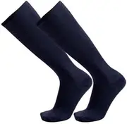 [Vaveren] High-Quality Running Compression Socks for Enhanced Performance in Black - Size L-XL