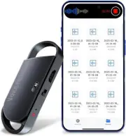 64GB Voice Recorder, Audio Recording Device with Triple Noise Reduction
