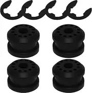 4 PCS Transfer Case Shift Linkage Bushing for Dodge Ram 1500 2500 3500, Shifter Linkage Control Lever Bushing Grommet with 2 E-clips,Shift Linkage Repair Kit Replace OEM#68078974AA 68078975AA