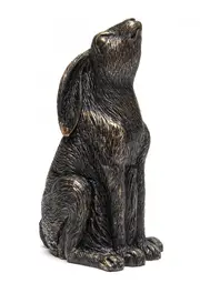 Jardinopia Cane Companion - Antique Bronze Moongazing Hare