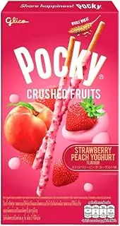 Glico Pocky Stick Biscuits with Strawberry Peach Yoghurt Flavour 38g