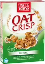 Uncle Tobys Cereal Oat Crisp Almond 415G