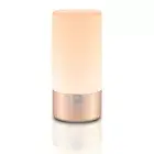 EASEMO LED Touch Table Lamp, Bedside Lamp for Bedroom, Dimmable Nightstand Li...