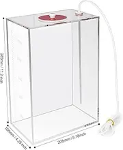 Aquarium Choice Acryli Made Liquid Storage Bucket Doing Pump Reservoir Container (8.184.2511.2 Inch;5000ml/5L)