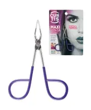 PROFESSIONAL Salon TWEEZERS with Easy Scissor Handle, The BEST PRECISION EYEB...