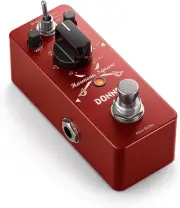 Donner Octave Guitar Pedal, Harmonic Square Digital Mini Red