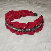 Velvet Rhinestone Headband