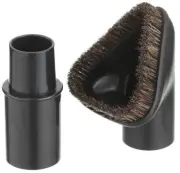 Powerfit 32mm TRIANGLE BRUSH WITH 35mm ADAPTOR Soft Bristles, Black