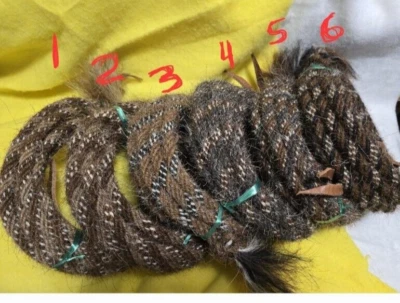 Mane Horse Hair Get Down Rope 14 feet 3/8" diameter-Choose from 6 Color Patterns