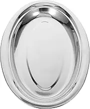 FELTECHELECTR Multi Functional Stainless Steel Serving Dish Vintage Pastry Platter for Parties Food Serving Plate for Camping Picnics Dinners Heat Resistant Portable